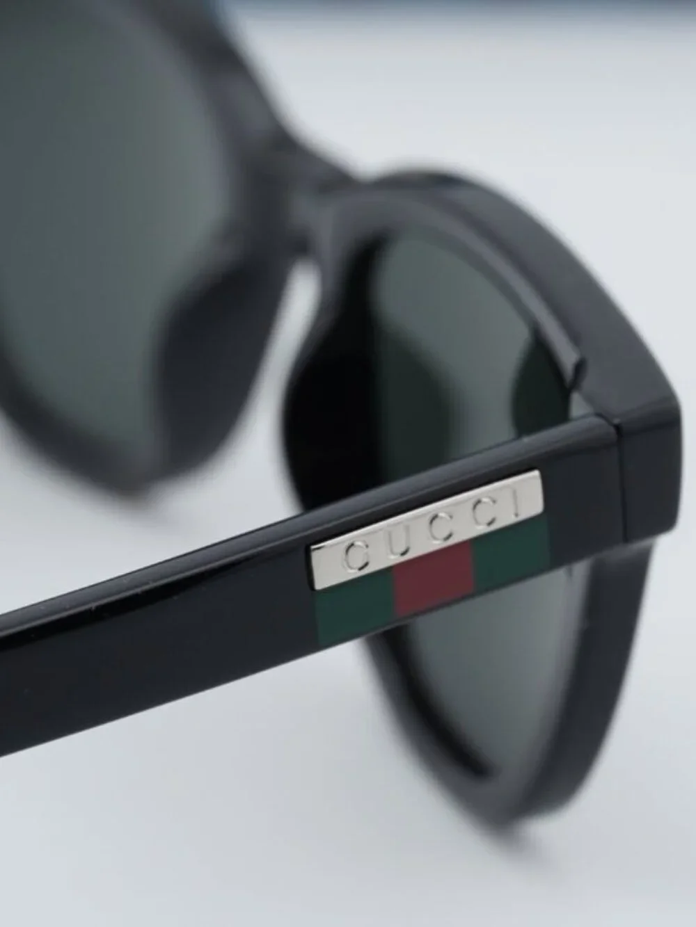 Gucci GG1116S 001 Unisex Square Sunglasses - Black  / Grey
